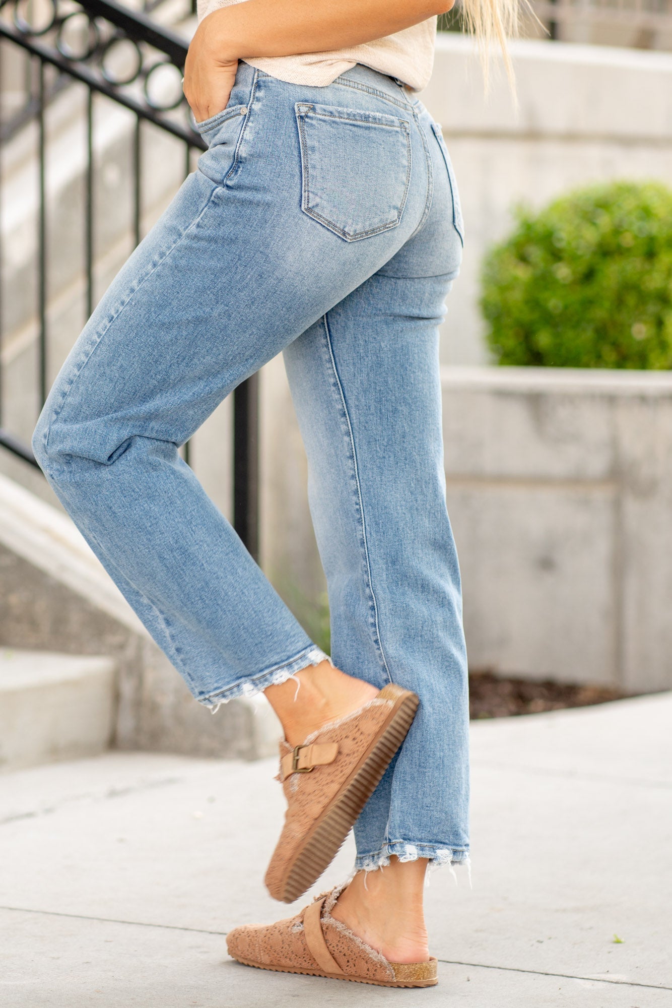KanCan Melissa High Rise Slim Wide Leg Jeans