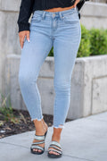 KanCan Willowbrook Mid Rise Ankle Skinny Jeans