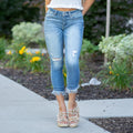 KanCan Camila Mid Rise Ankle Skinny