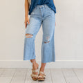 Mariyah Ultra High Rise Cropped Wide Leg