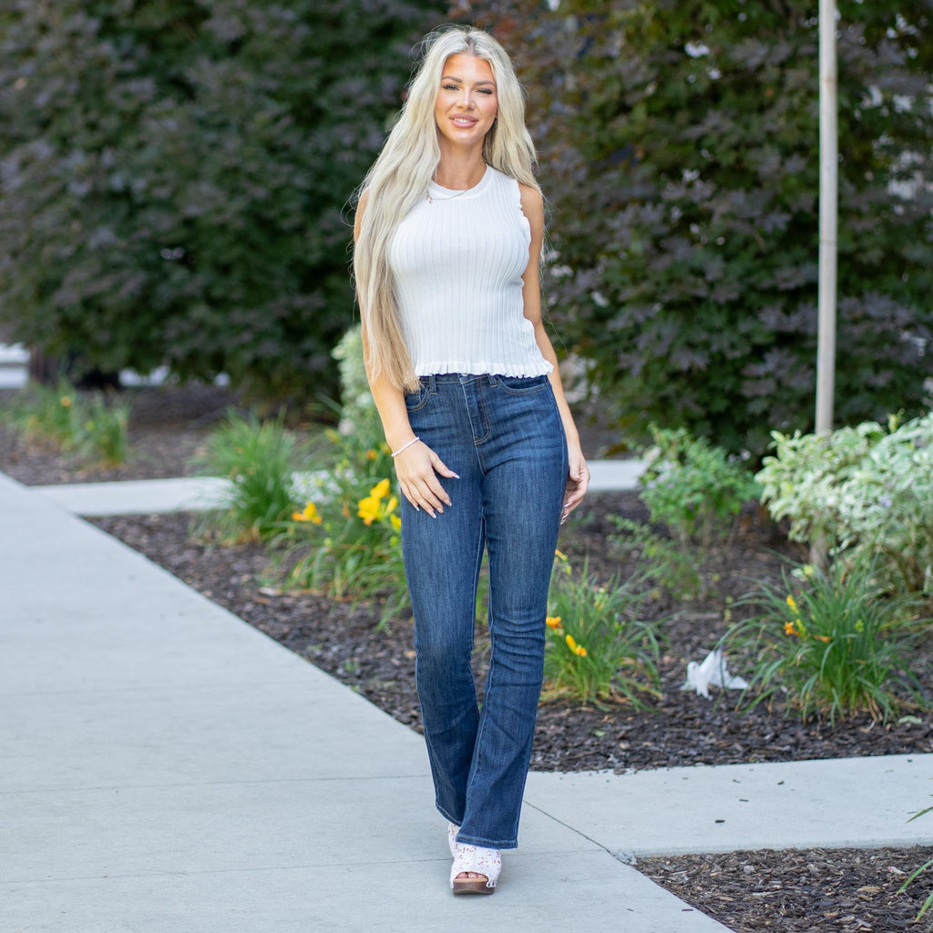 Curvy Fit Janice High Rise Bootcut