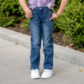 Kids Royal High Rise Mini Straight Leg
