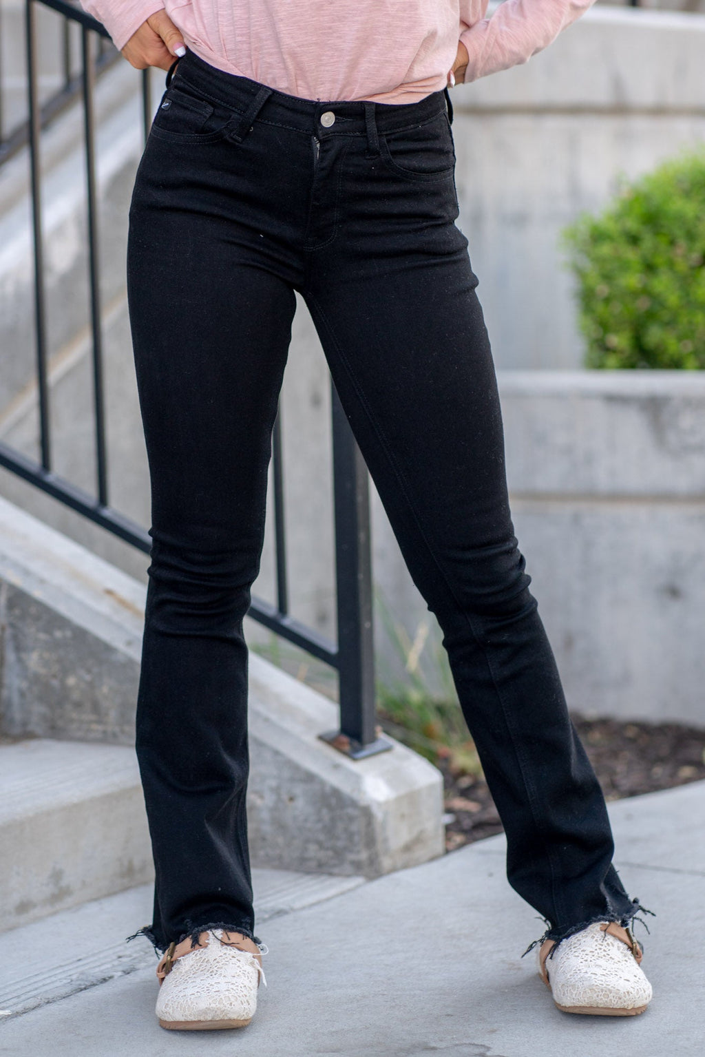 KanCan Brenda High Rise Bootcut Jeans Black