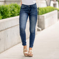 Jackie Mid Rise Ankle Skinny