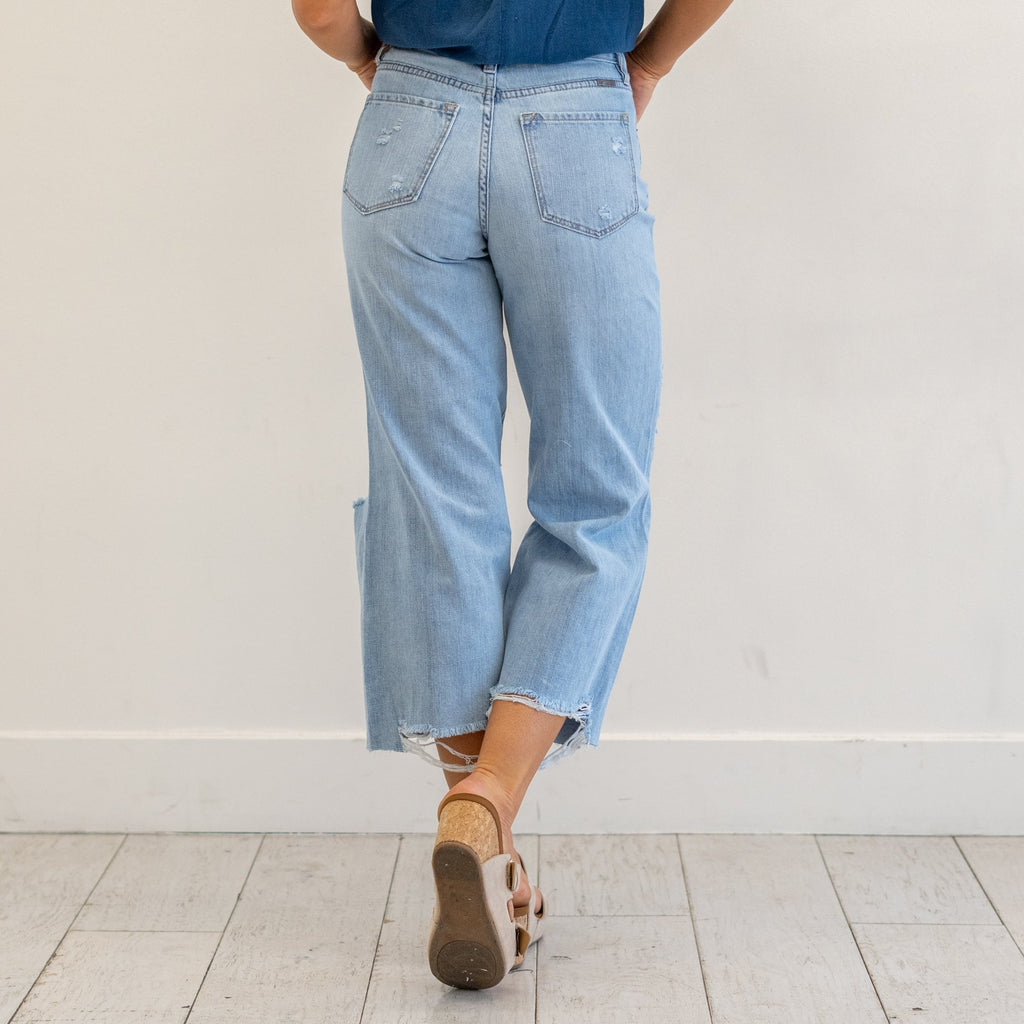 Mariyah Ultra High Rise Cropped Wide Leg
