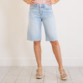 KanCan Darla Low Slung Baggy Jorts – Rigid Oversized Bermuda Denim