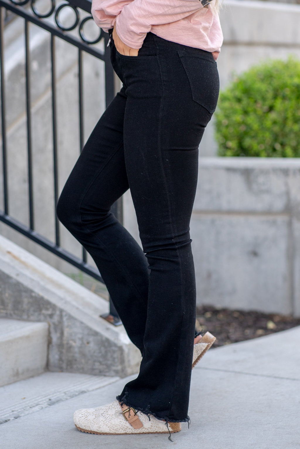 KanCan Brenda High Rise Bootcut Jeans Black