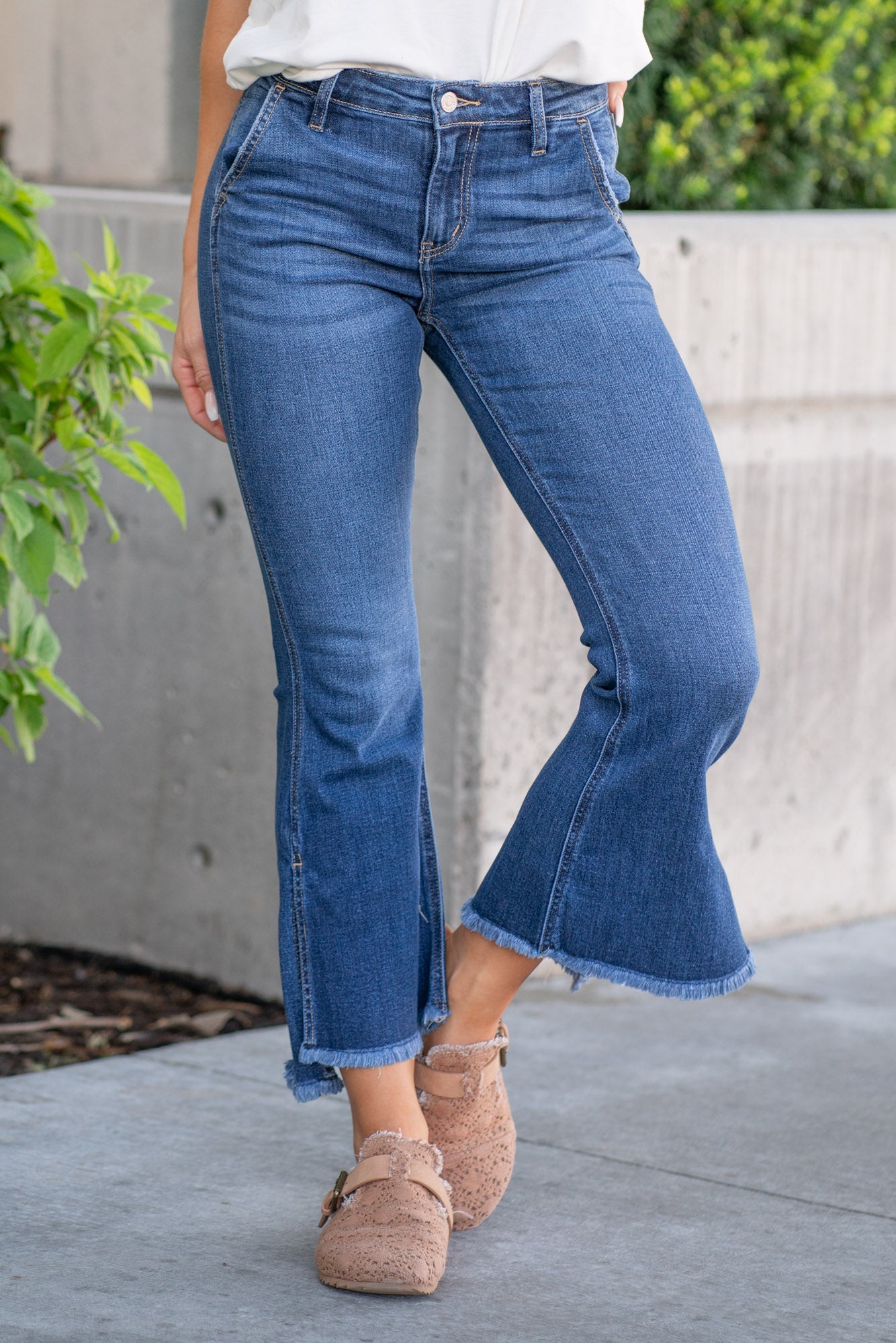 Reba High Rise Cropped Flare