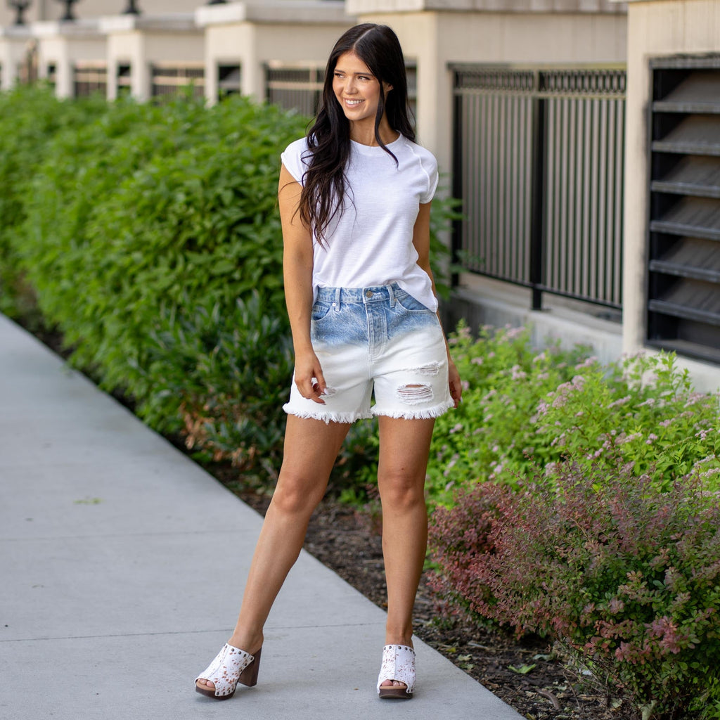 KanCan Spencer Ultra High Rise 90's Boyfriend Shorts