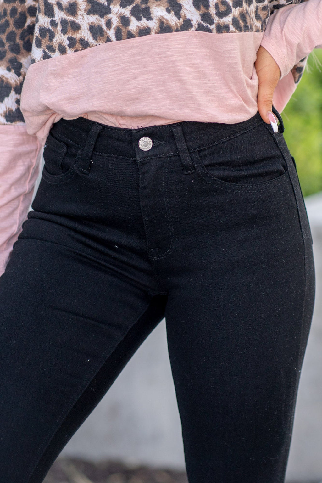 KanCan Brenda High Rise Bootcut Jeans Black