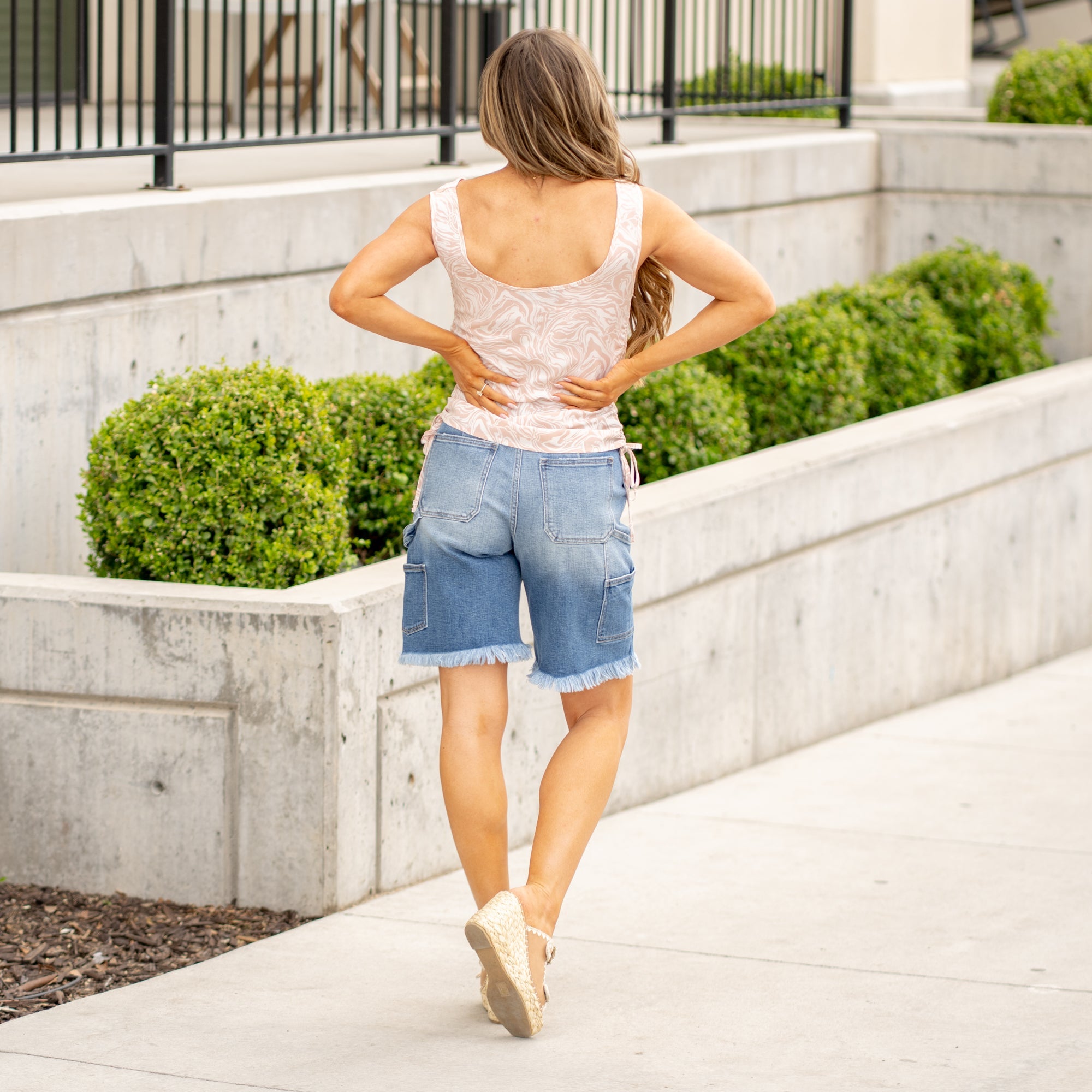 Florrie 90's Boyfriend Bermuda Shorts Regular & Plus Sizes
