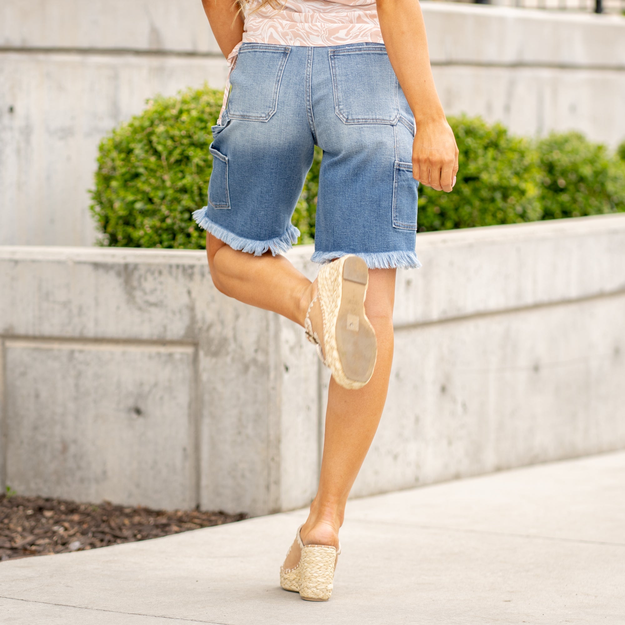 Florrie 90's Boyfriend Bermuda Shorts Regular & Plus Sizes