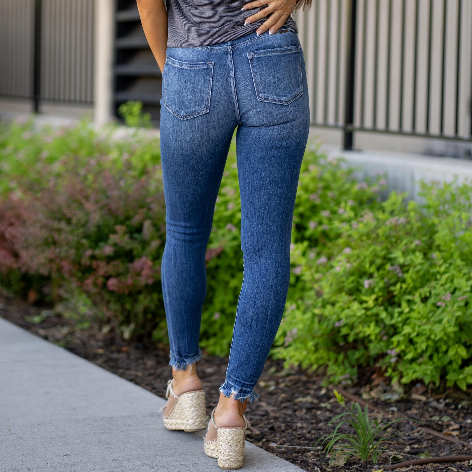 Kaleen High Rise Ankle Skinny