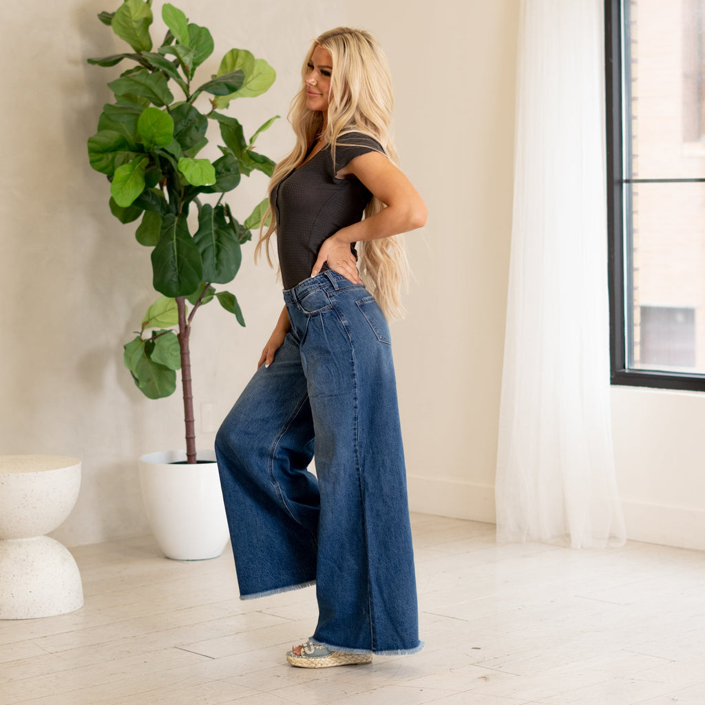 Marley High Rise Super Wide Leg Jeans