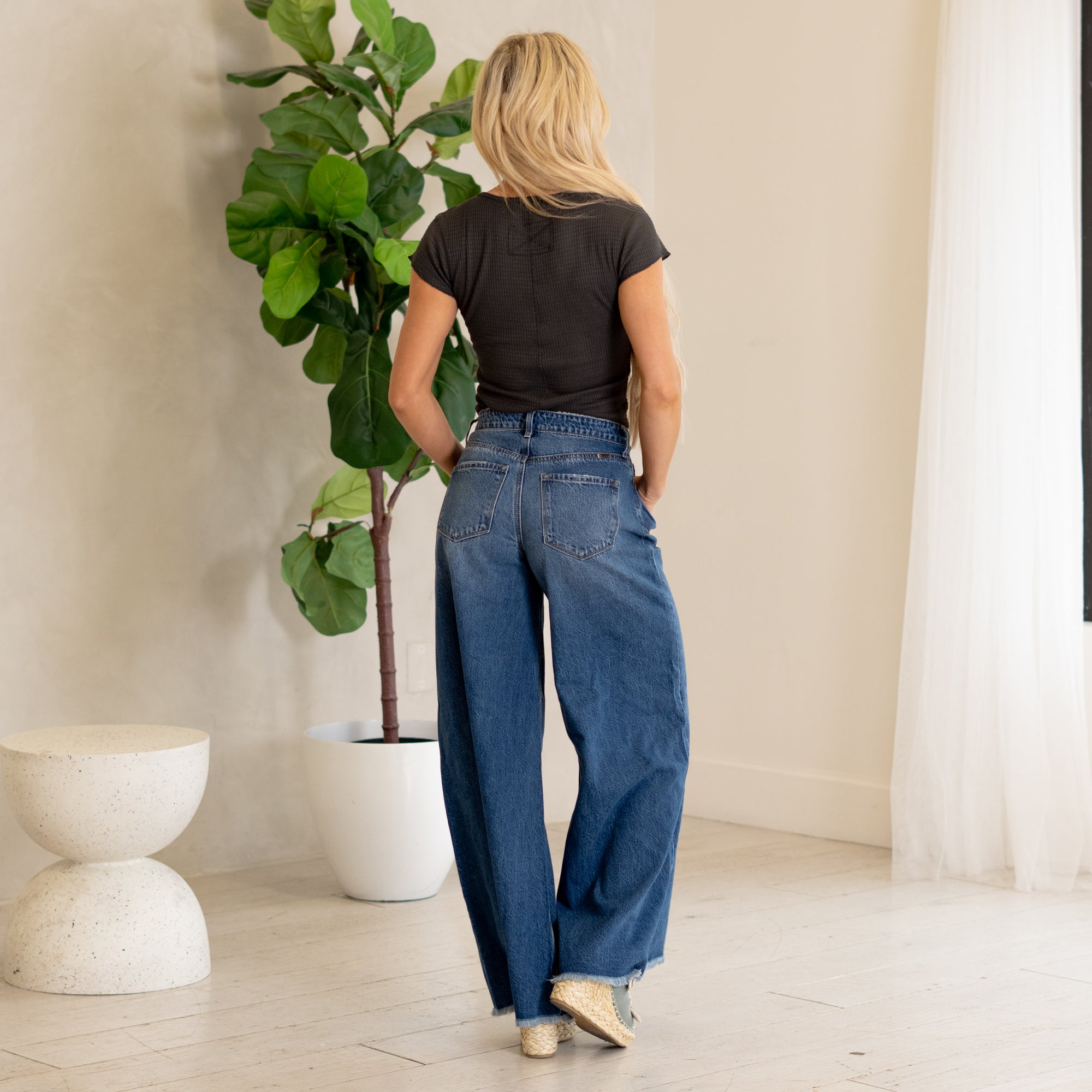 Marley High Rise Super Wide Leg Jeans