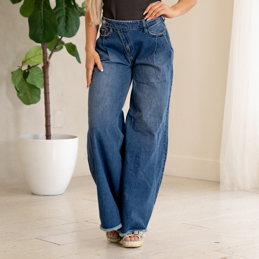Marley High Rise Super Wide Leg Jeans