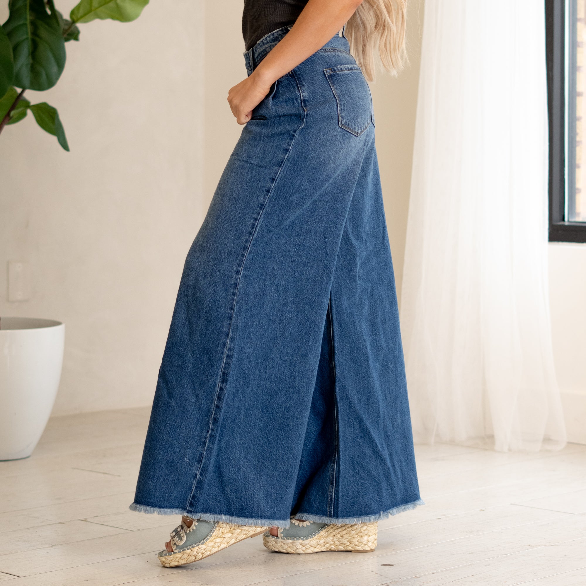 Marley High Rise Super Wide Leg Jeans