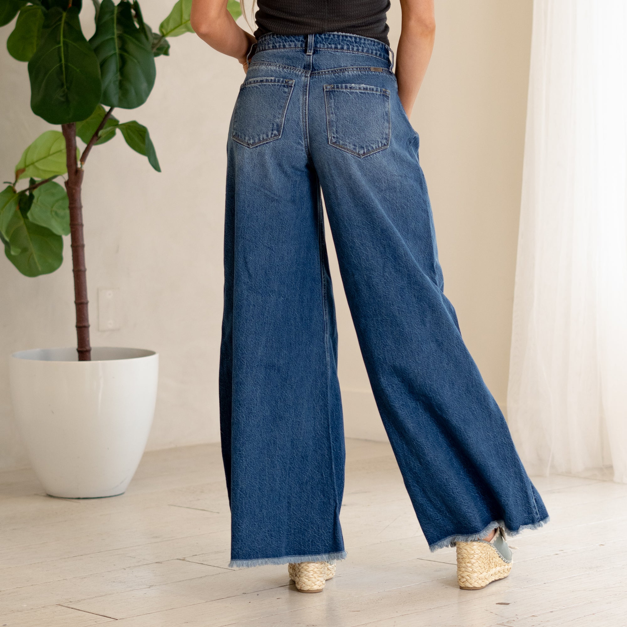 Marley High Rise Super Wide Leg Jeans