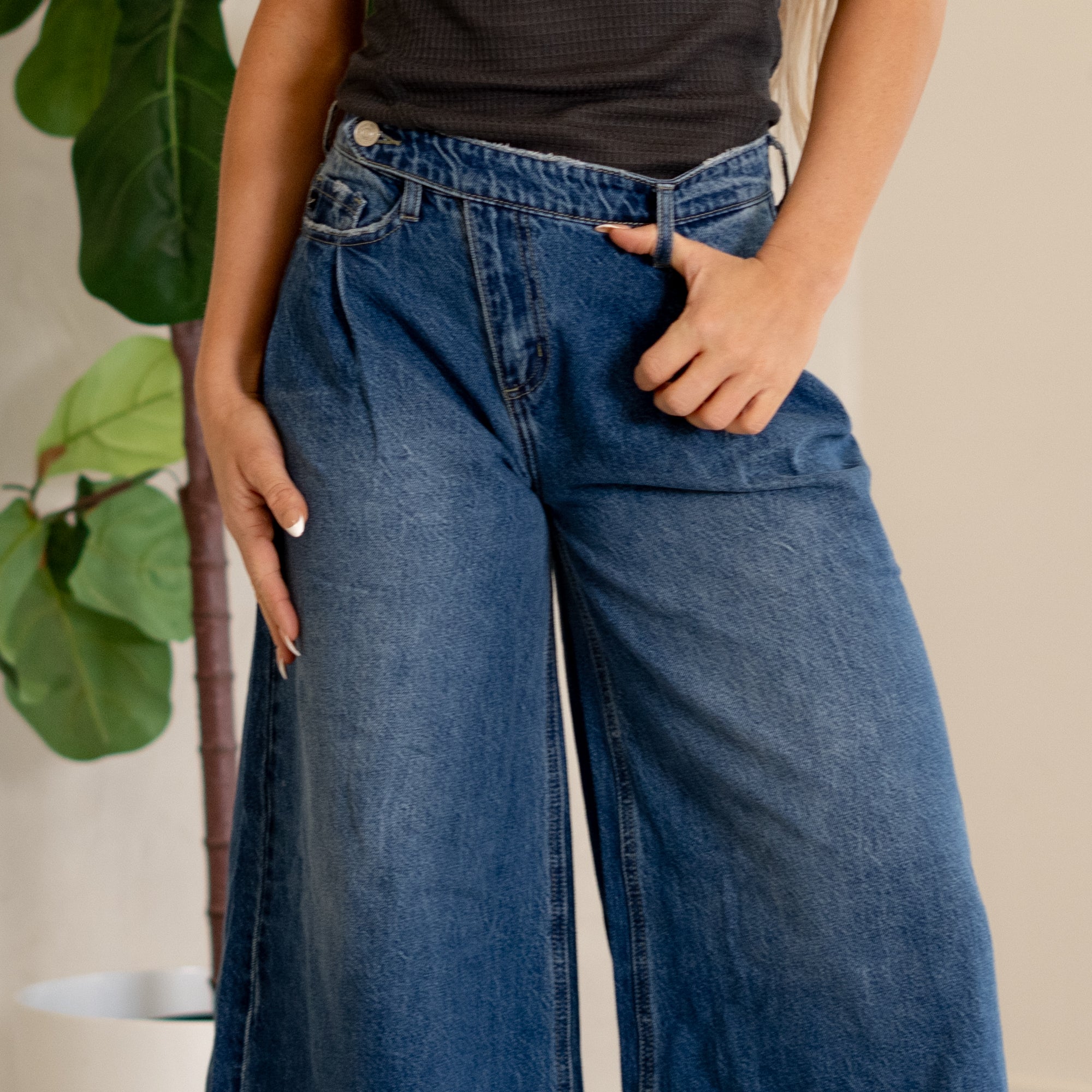 Marley High Rise Super Wide Leg Jeans
