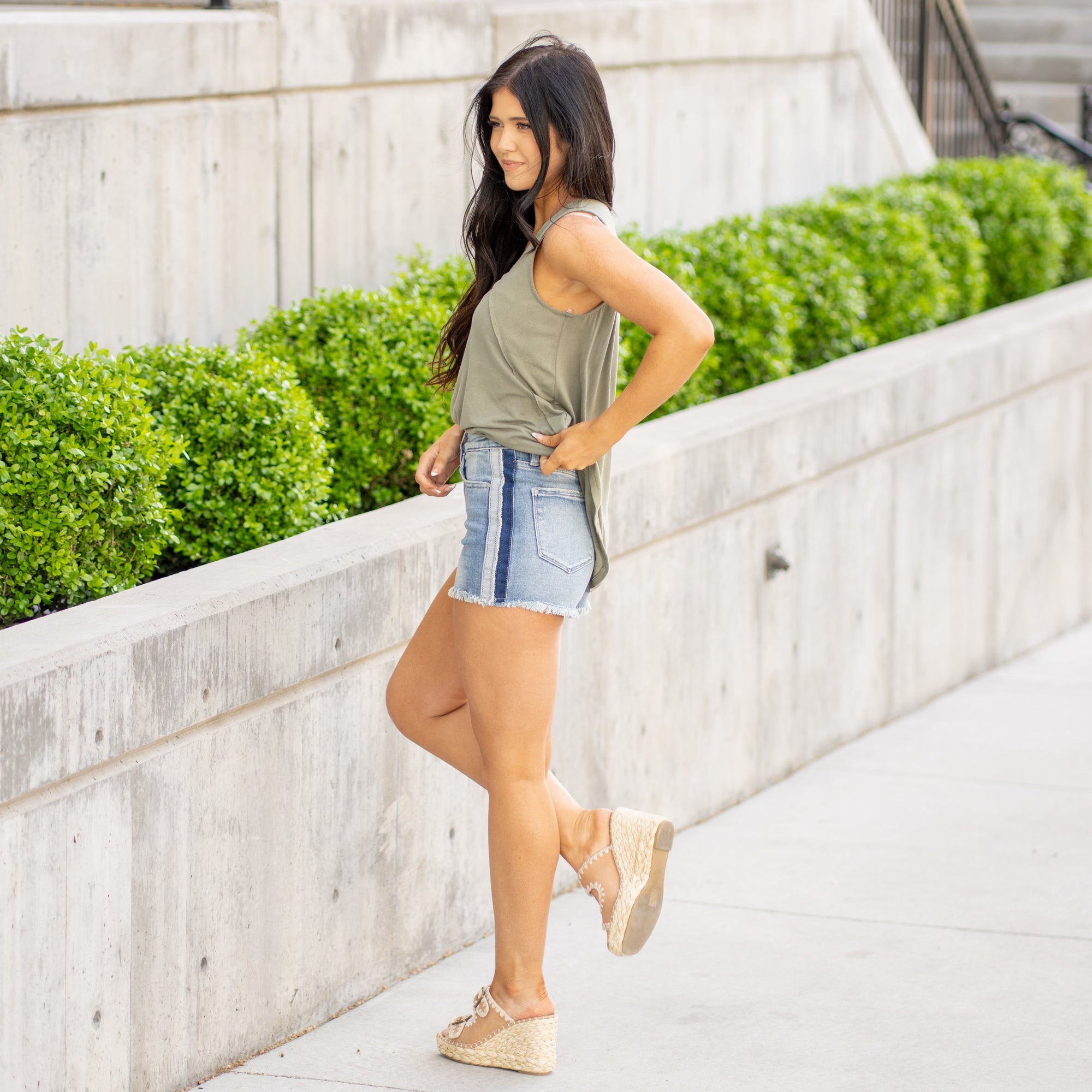 KanCan Eva High Rise Shorts