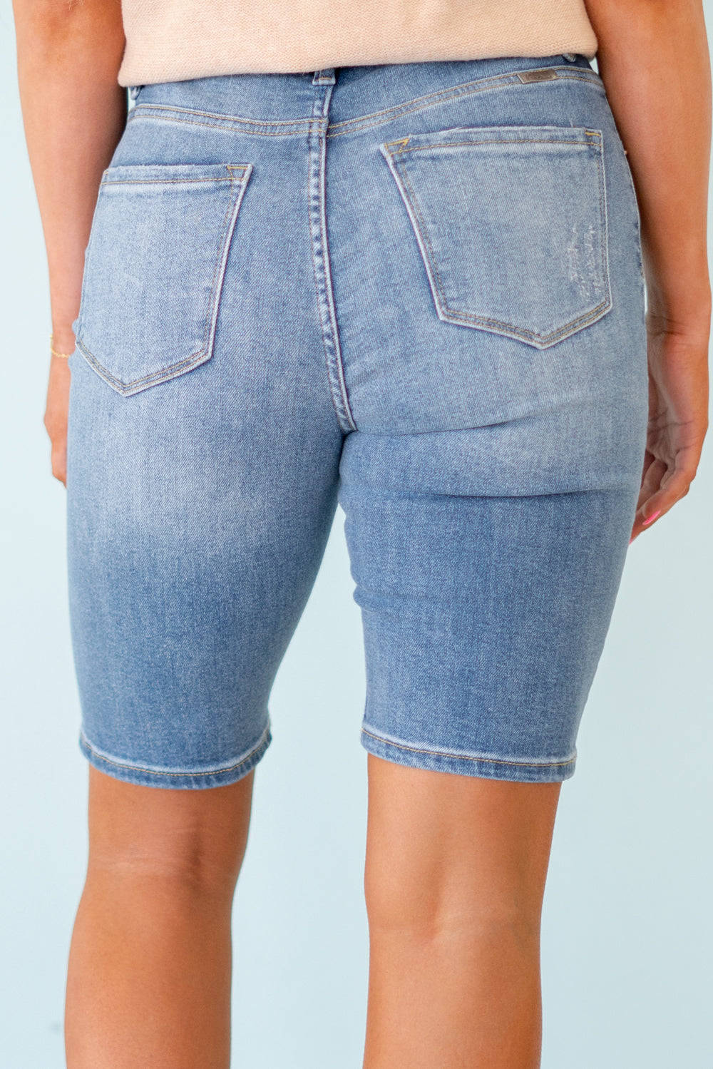Halima High Rise Bermuda Shorts