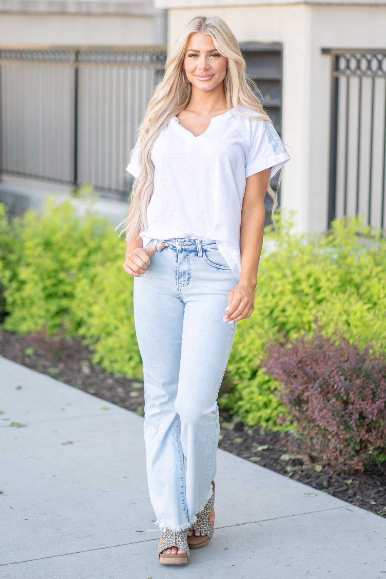 Rock Away High Rise Wide Leg Flare Regular & Plus Sizes