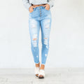 KanCan Lola High Rise Super Skinny Jeans Light Blue Wash