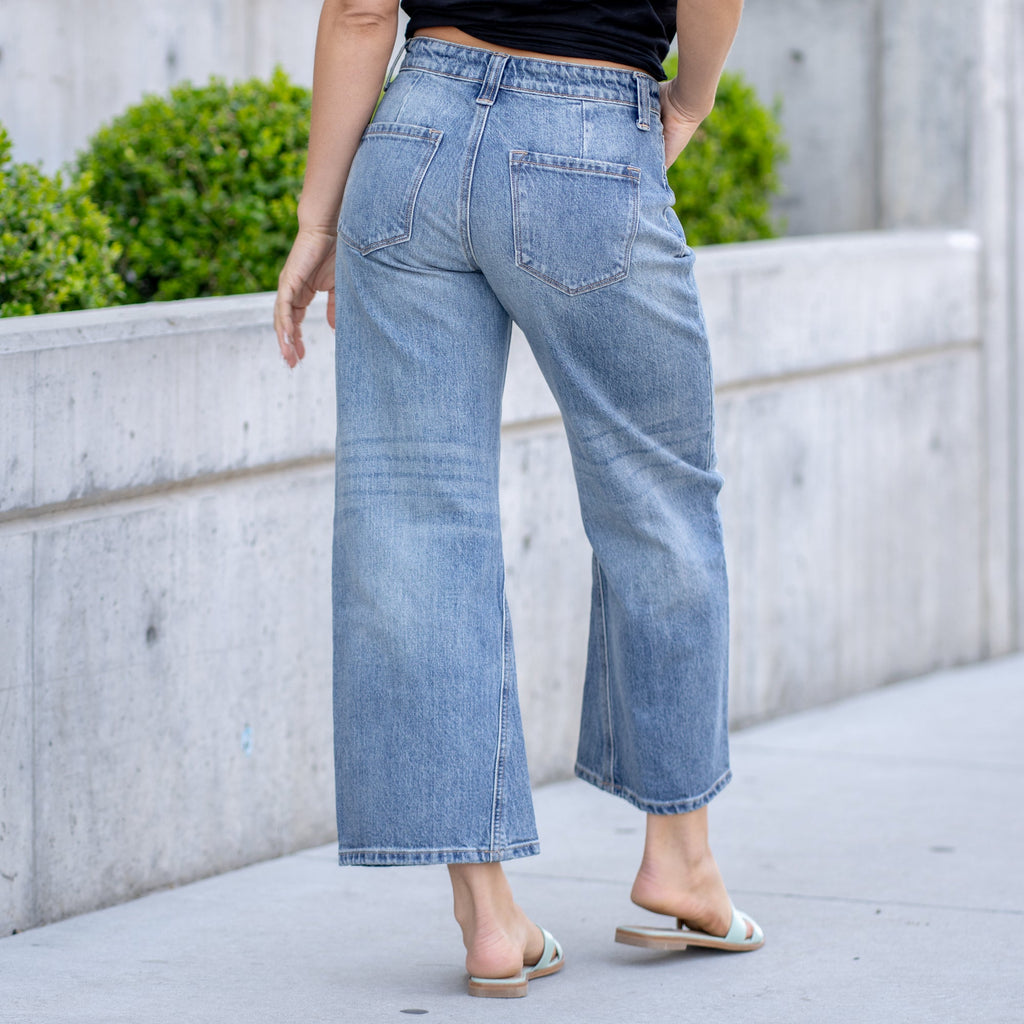 Barrel Mid Rise Loose Fit