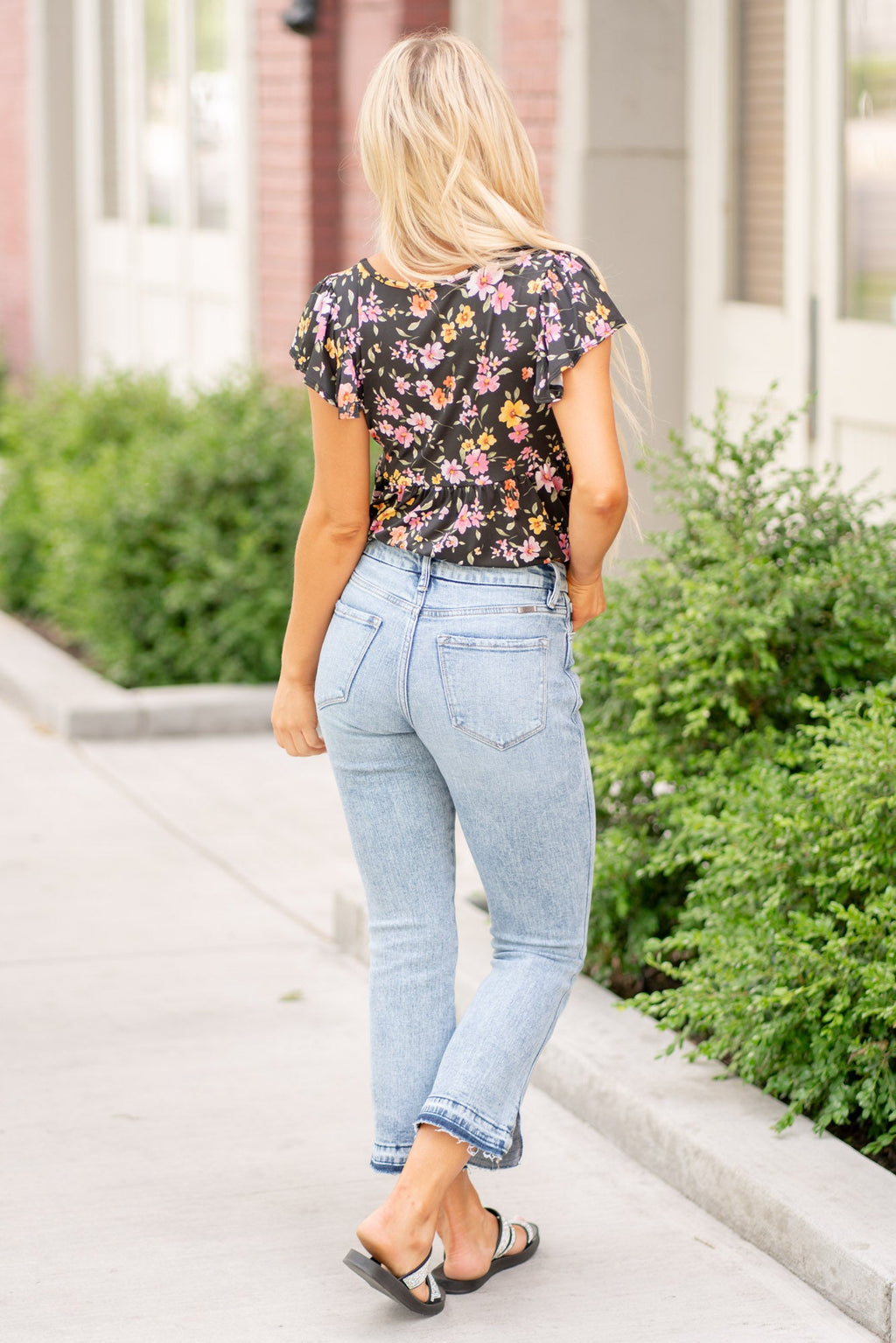 KanCan Kayla High Rise Cropped Flare Jeans