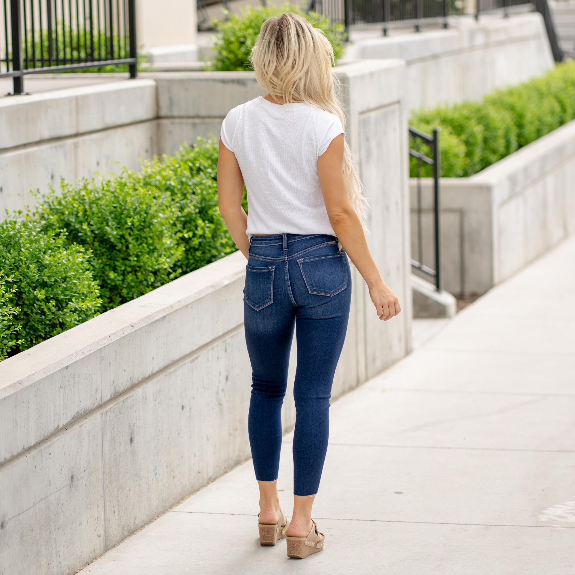 Cypress Mid Rise Ankle Skinny