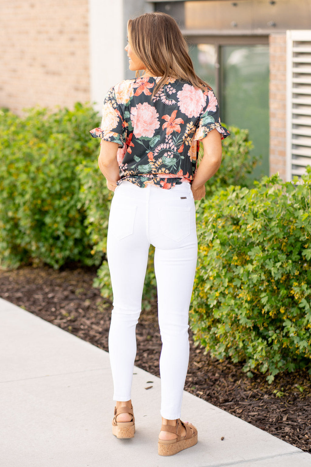 KanCan Erica High Rise Ankle Skinny Jeans White