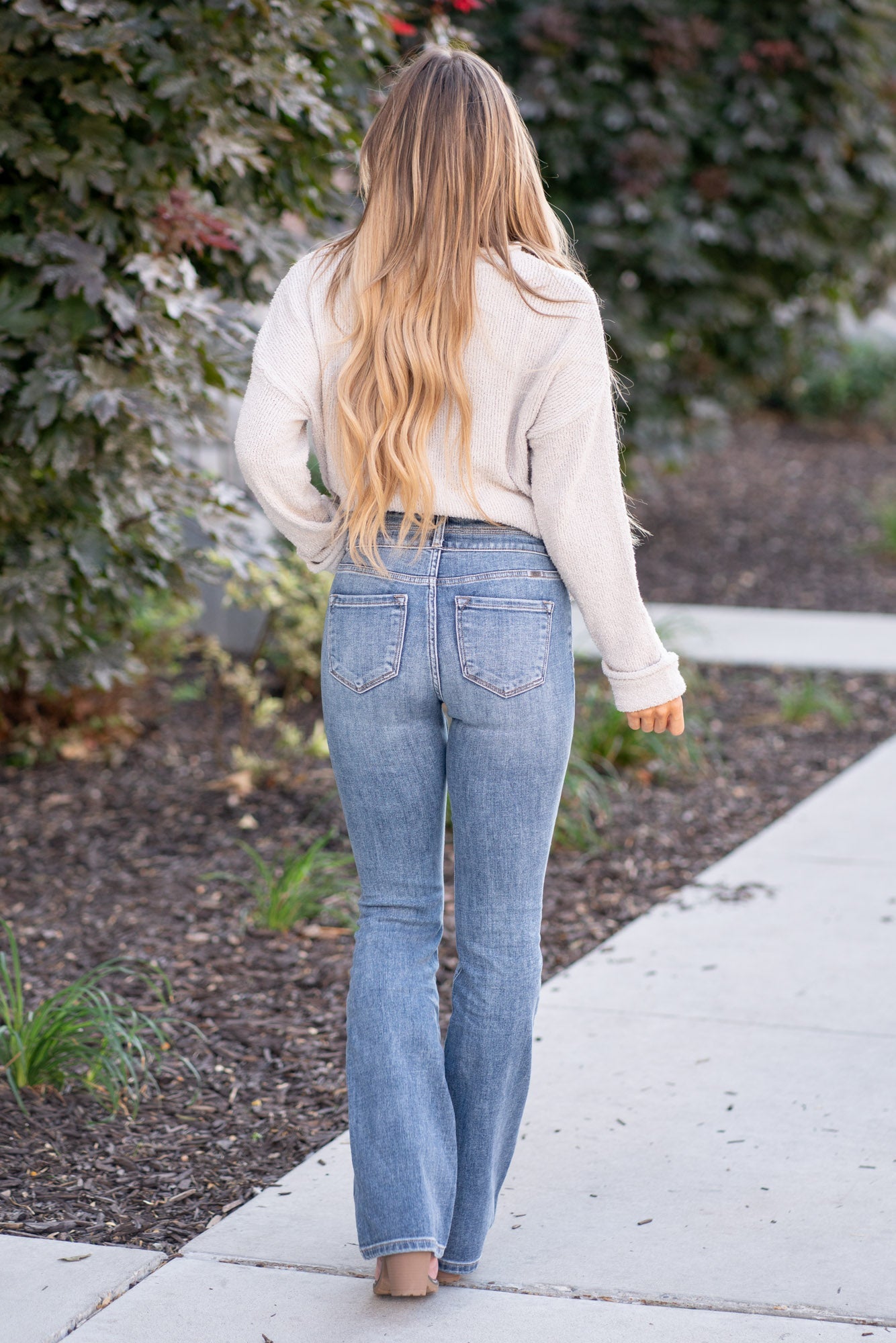 Raven High Rise Skinny Bootcut
