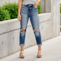 KanCan Milan High Rise Mom Fit