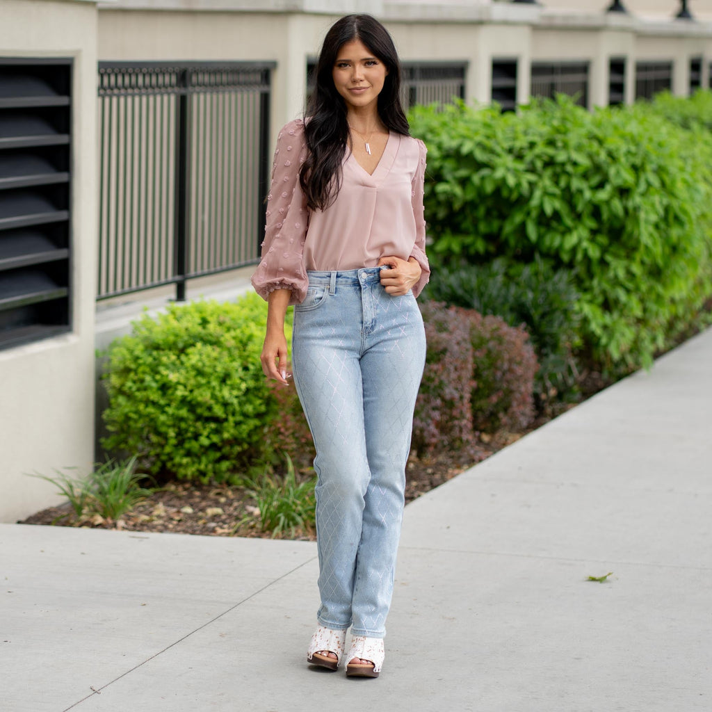 Cheriese High Rise Straight Leg