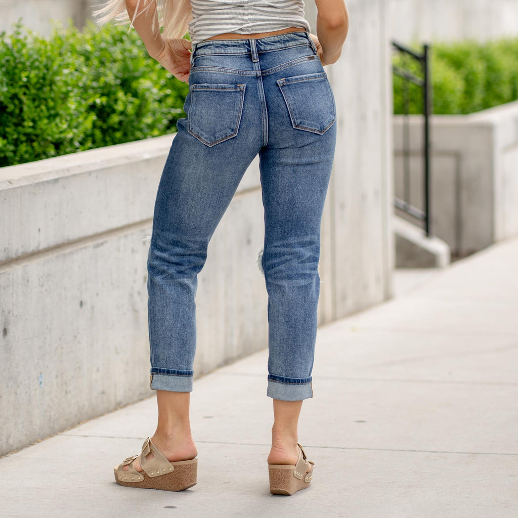 KanCan Milan High Rise Mom Fit