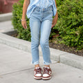 Kids Summer High Rise Ankle Skinny Jeans