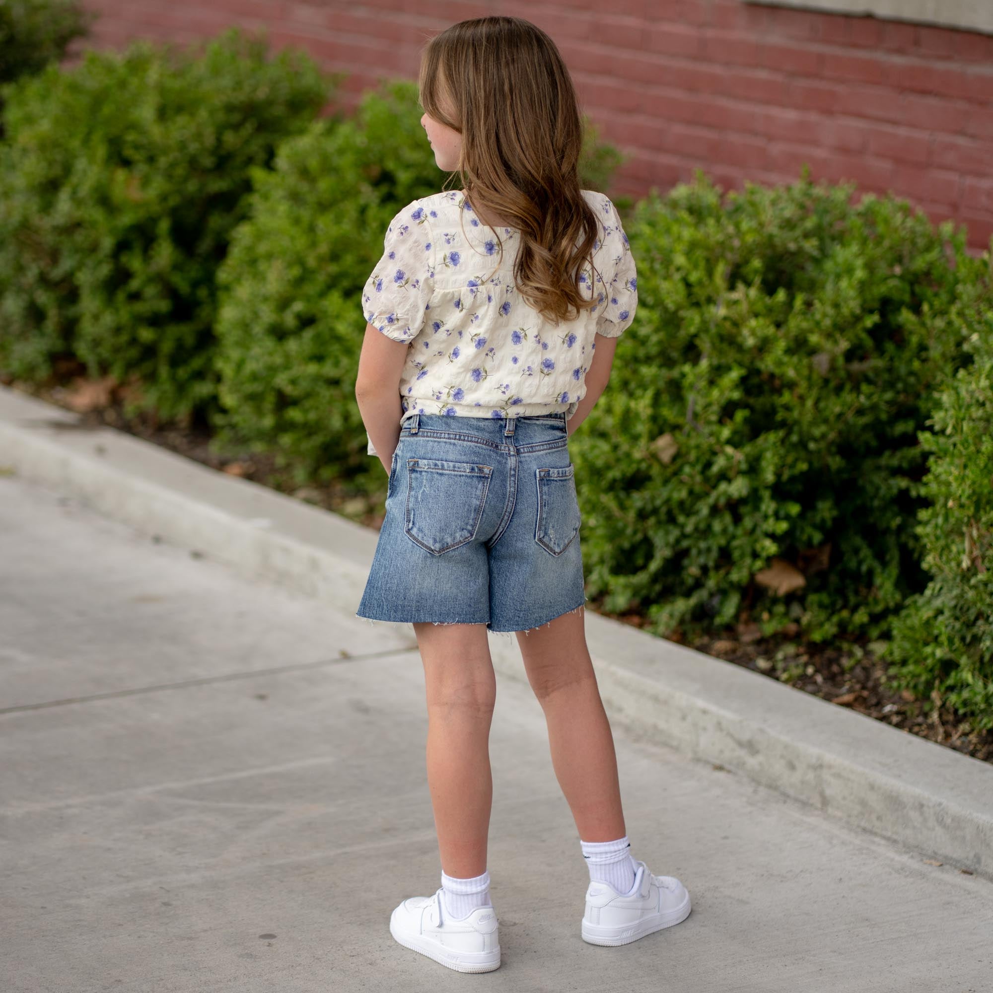 Kids Junie High Rise Shorts