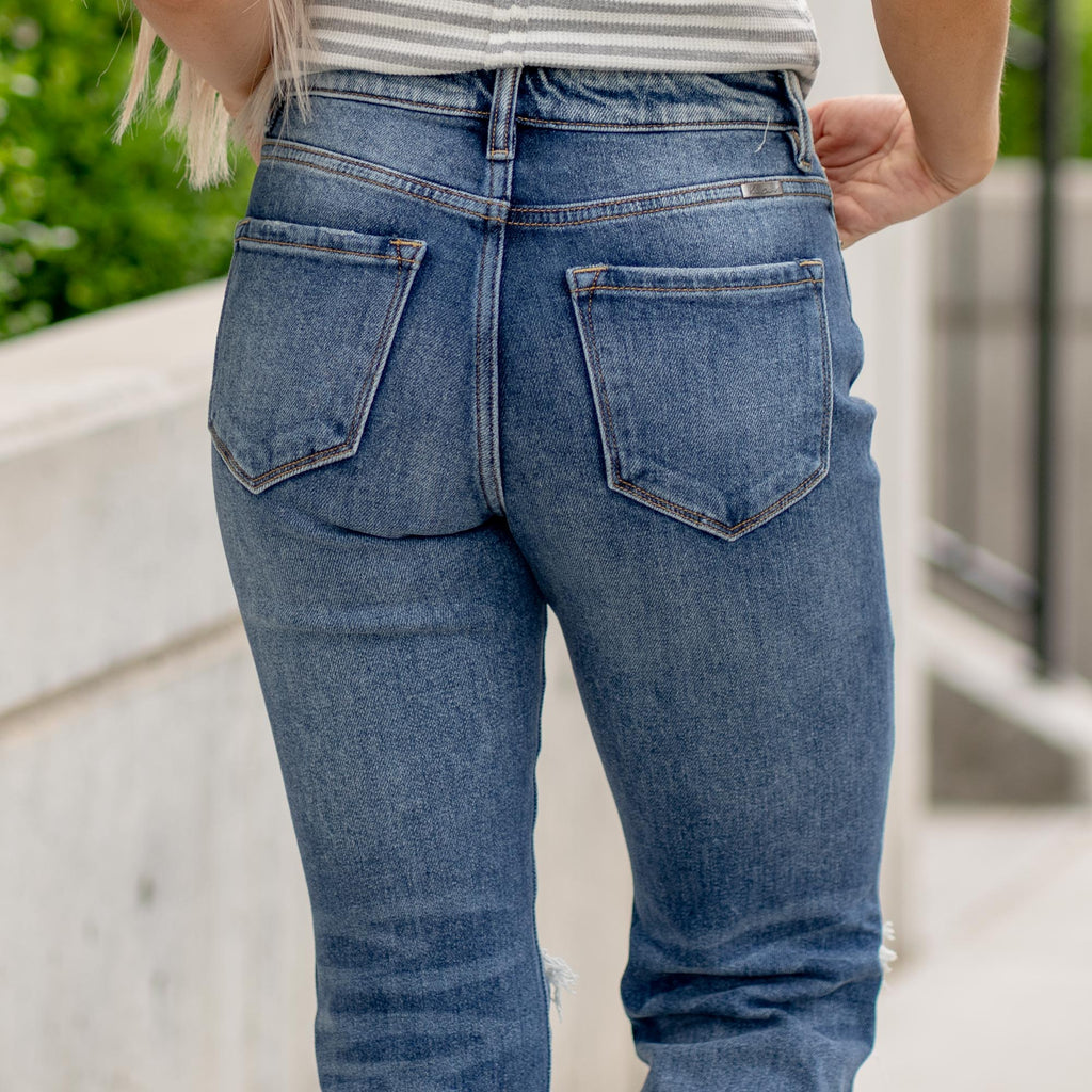 KanCan Milan High Rise Mom Fit