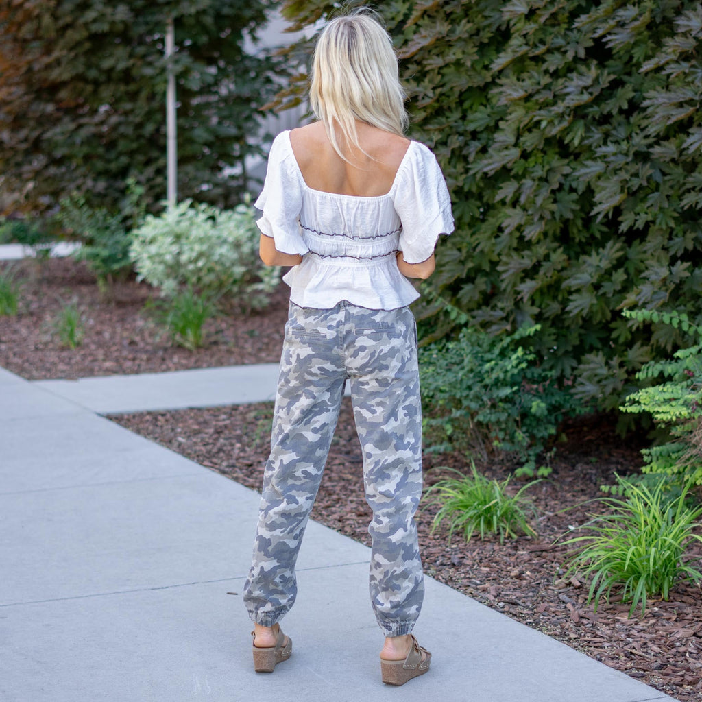 KanCan High Rise Camo Jogger Jeans