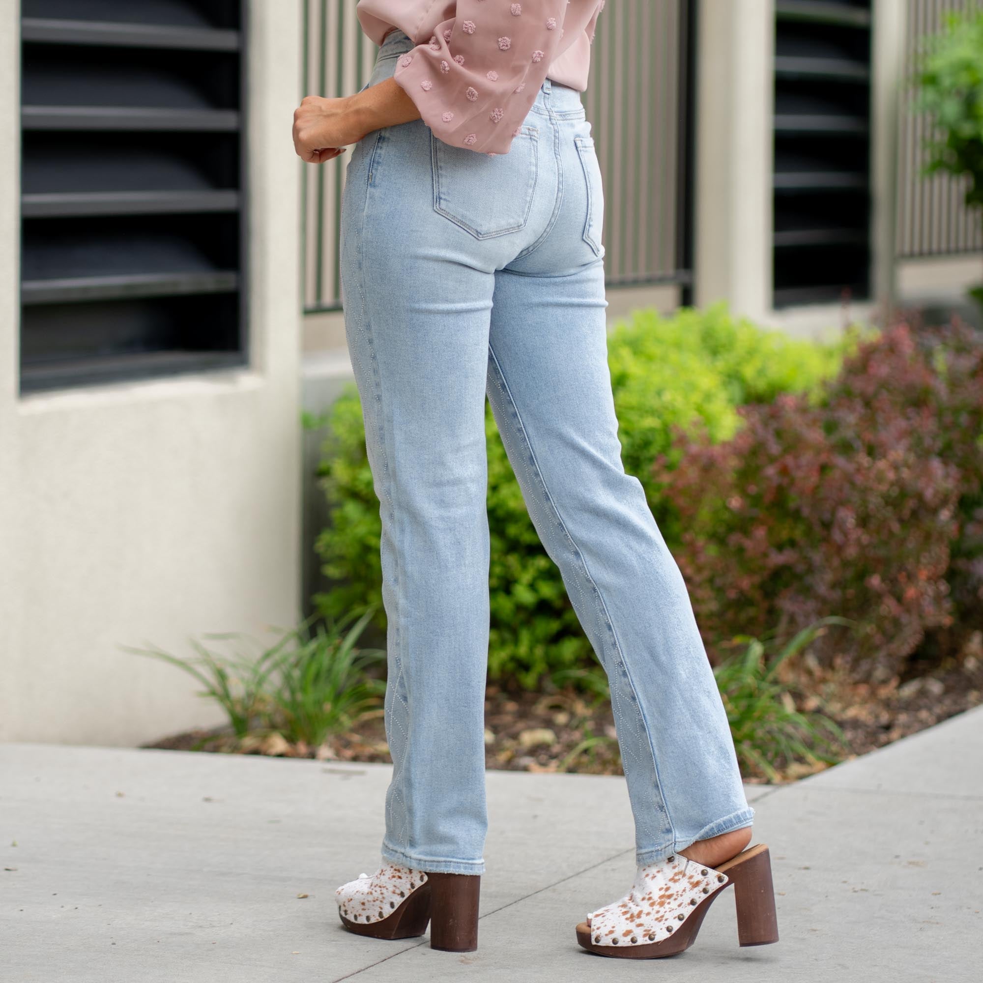 Cheriese High Rise Straight Leg