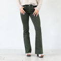 KanCan Olive High Rise Flare Jeans