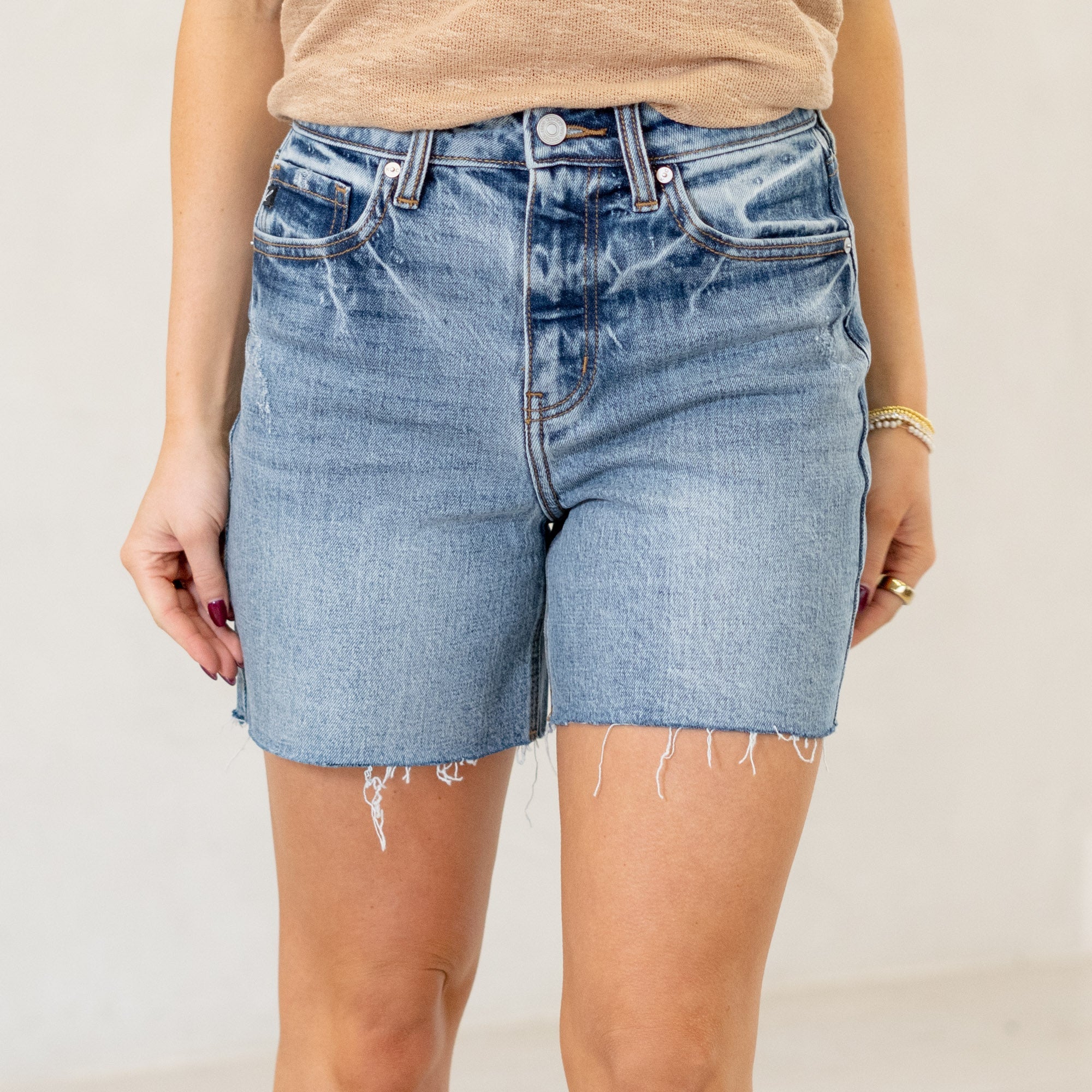 KanCan June High Rise Shorts Regular & Plus